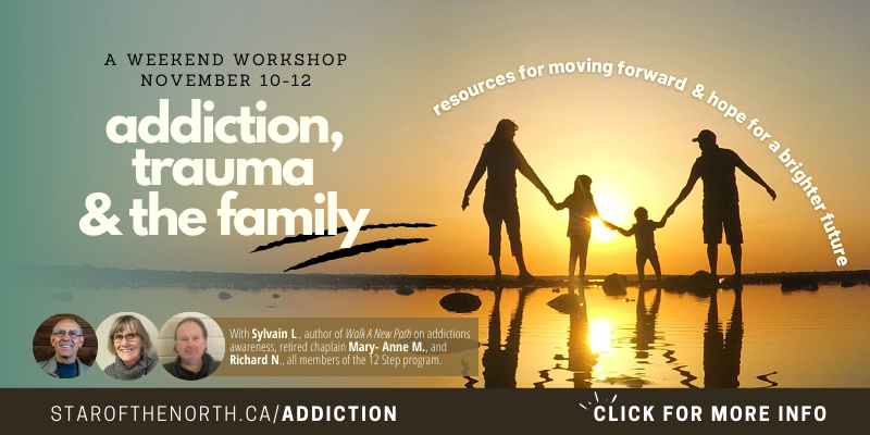 Silhouette of a family along a shoreline